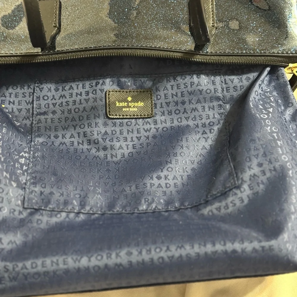 Kate Spade Midnight Sparkle Patent Leather Tote - Picture 4 of 9